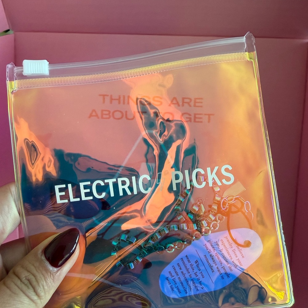 Electric Picks Jewel Tennis Bracelet